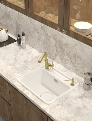 Дозатор встраиваемый в мойку Deante Aster Gold BR ZZZ_R0DD