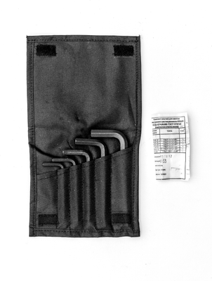 Набор ключей СИТОМО Ддля винтов с внутренним шестигранником КВШ-5