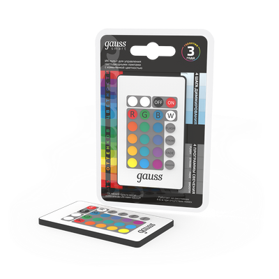 Пульт для светодиодной ленты Gauss RGBW-лампами LED / 966412400