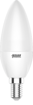 Лампа Gauss Elementary Свеча 10W 730lm 4100K Е14 LED / 33120 - фото