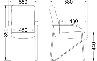 Стул офисный AksHome Samba Aks-1 000.704