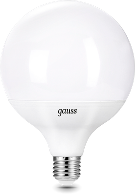 Лампа Gauss G125 22W 1900lm 6500K E27 LED / 105102322 - фото