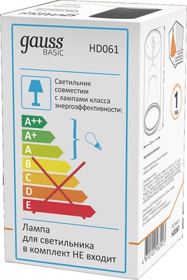 Точечный светильник Gauss Basic GU10 / HD061