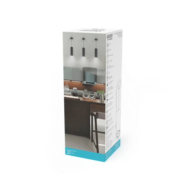 Потолочный светильник Gauss Overhead 12W 920lm 4100K 170-240V IP20 / HD034