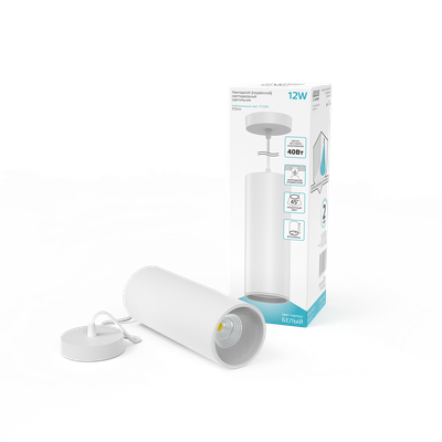 Потолочный светильник Gauss Overhead 12W 920lm 4100K 170-240V IP20 / HD036