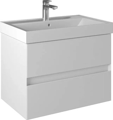 Тумба с умывальником Briz Импрэс т18-80 Грэмми / 245 03-18080-19 00 БЕЛ - фото