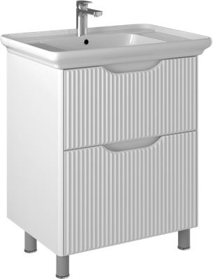 Тумба с умывальником Briz Монблан 75 Дуглас 247 / 247 03-08075-14 00 БЕЛ - фото