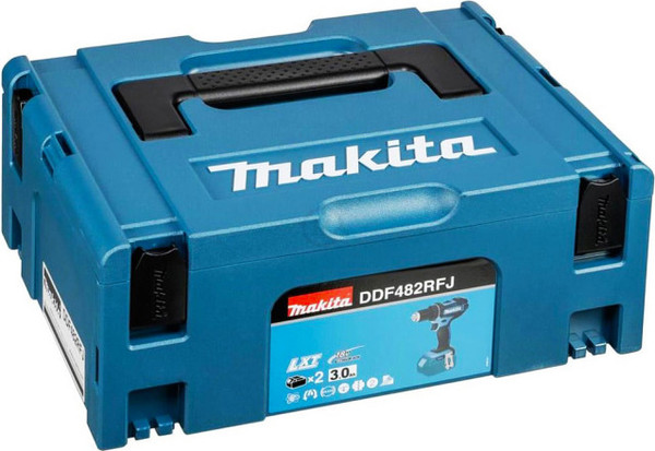 Профессиональная дрель-шуруповерт Makita DDF482RFJ