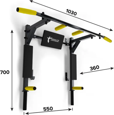Турник-брусья Absolute Champion Атлант с узким хватом