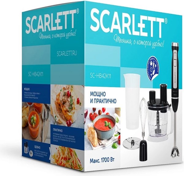 Блендер погружной Scarlett SC-HB42K11