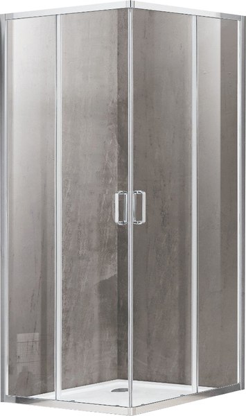 Душевой уголок Adema Виеркант 100x80 (прозрачный) - фото