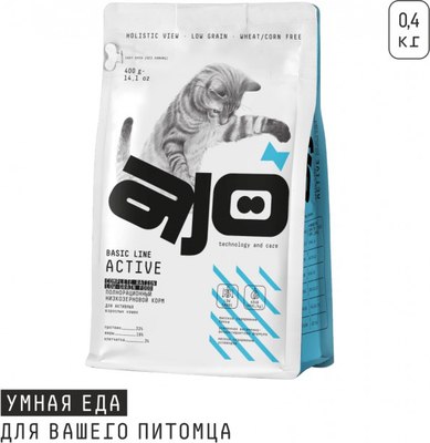 Сухой корм для кошек AJO Аctive полнорационный для взрослых кошек