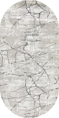 Ковер Safyun Calibri BT331-CREAM-D.GREY-OVAL - фото