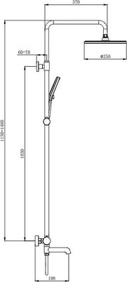 Душевая система Raglo Raglo R20.24.06