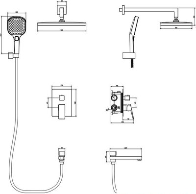 Душевая система Raglo R30.27.06