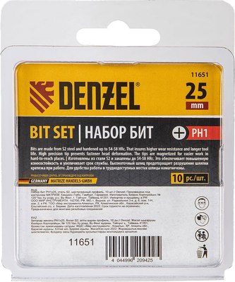 Набор бит Denzel 11651