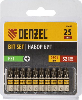 Набор бит Denzel 11653 - фото