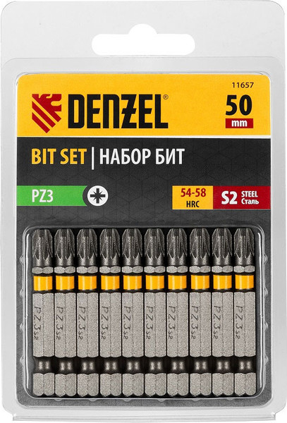 Набор бит Denzel 11657 - фото