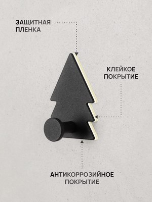 Крючок для ванной KLEBER Forest KLE-MF-44B