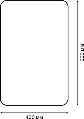 Коврик для ванной FORA FOR-MCF-4060BLACK