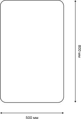 Коврик для ванной FORA Wavy FOR-WAVY50-80PN