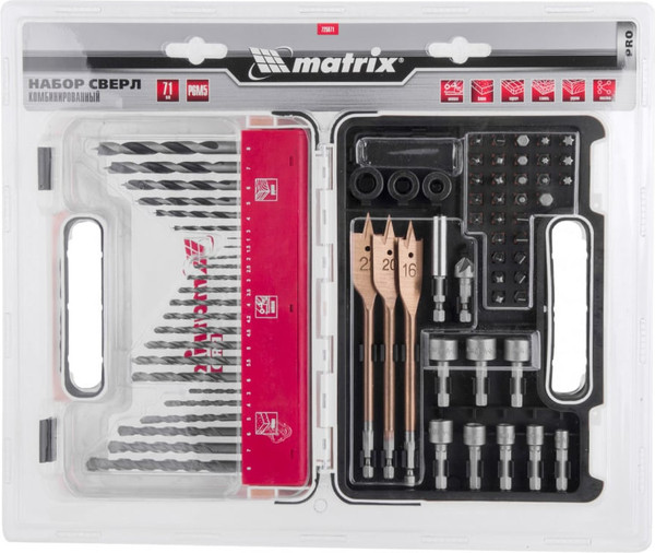 Набор сверл Matrix 725671