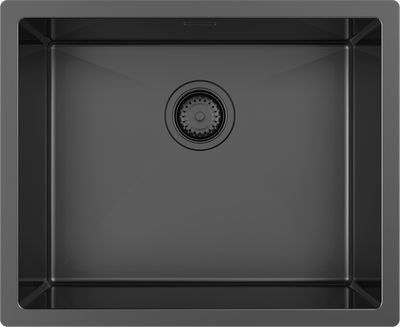 Мойка кухонная ZORG ZRN 4555 Premium PVD Gunblack - фото