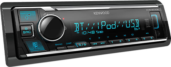 Бездисковая автомагнитола Kenwood KMM-BT408 - фото