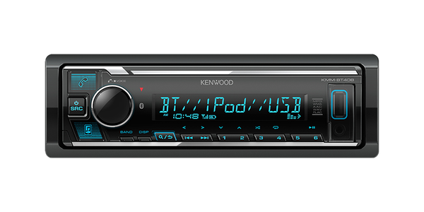 Бездисковая автомагнитола Kenwood KMM-BT408