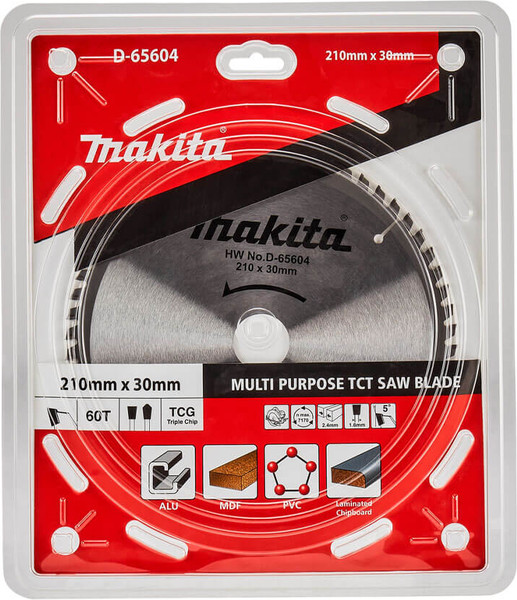 Пильный диск Makita 210x30x1.6мм / D-65604