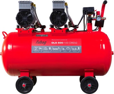 Воздушный компрессор Fubag OLS 500/100 CM2х2 / 646075