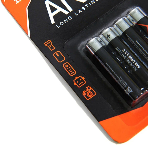 Комплект батареек ANSA 1.5 V LR03/BL-4 (AAA)