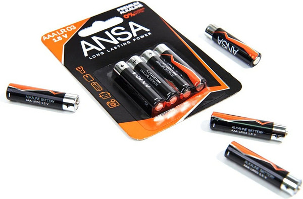 Комплект батареек ANSA 1.5 V LR03/BL-4 (AAA)