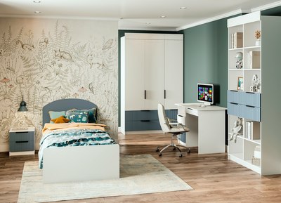 Односпальная кровать детская ДСВ Лавис КРД 900.1