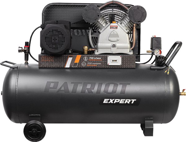 Воздушный компрессор PATRIOT KRX 700 L200 D - фото