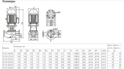 Центробежный насос Wellmix TG 32-18/2T BQQE / 12019998