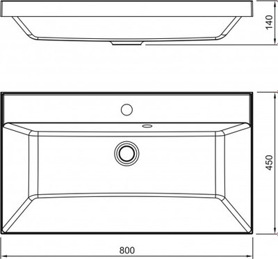Умывальник Florentina Астория 800