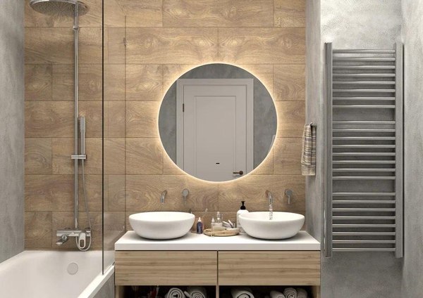 Зеркало Континент Ajour Led D 90 - фото