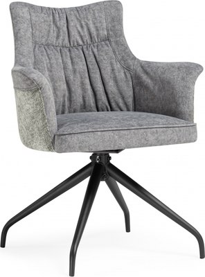 Стул Woodville Kaser 360 поворотный (серый/черный)
