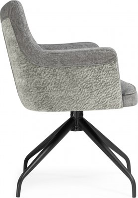 Стул Woodville Kaser 360 поворотный (серый/черный)