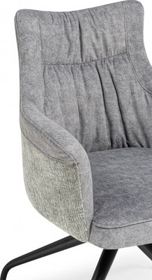 Стул Woodville Kaser 360 поворотный (серый/черный)