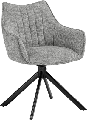 Стул Woodville Denever (серый/черный) - фото