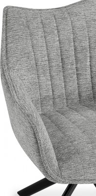 Стул Woodville Denever (серый/черный)