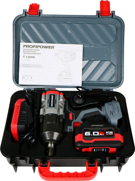 Аккумуляторный гайковерт Profipower T-1200N / E0244