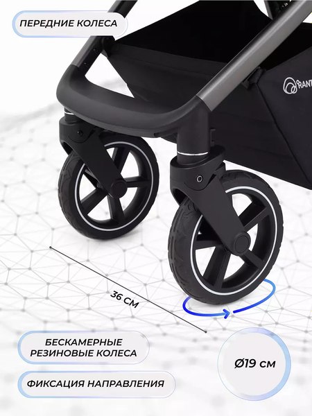 Детская прогулочная коляска Rant Caspia 2.0 / RA100