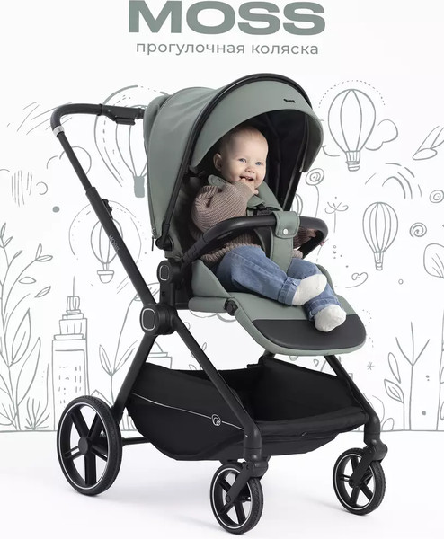 Детская прогулочная коляска Rant Moss / RA323