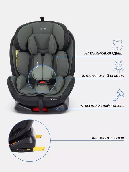 Автокресло Rant Basic Isofix Twist pro / YC06