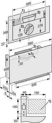 Вытяжка наклонная Miele DA 9092 W Screen GRGR / 28909260D