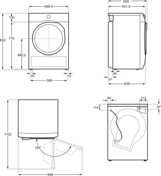 Сушильная машина Electrolux EW7D385UCE