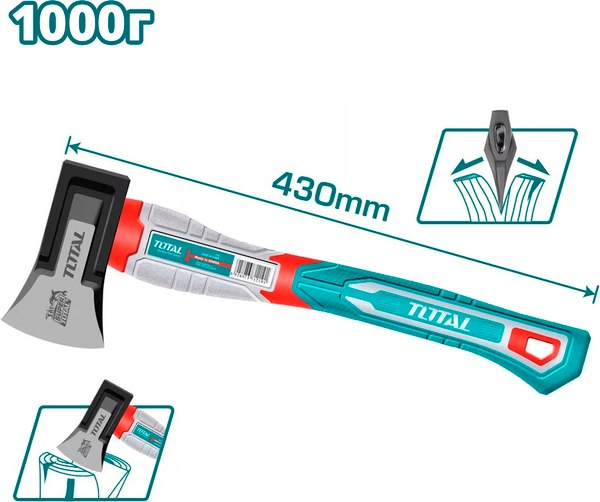 Топор TOTAL 1000г / THAX0611000F